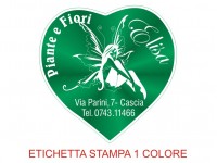 Etichette adesive grandi per fioristi, fiorai e vivaisti (mm 43x43)  (cod.27G)